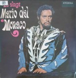 Vinil LP Mario Del Monaco - Es Singt Mario Del Monaco, Eterna, Opera Clasica, 1989, 33 RPM