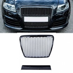 Grila sport tuning Audi A6 C6 RS Style negru lucios (09-11) NOU foto