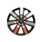 Set 4 capace roti model EVO negru+argintiu 15&Prime; Cod: WG1-1SL-15