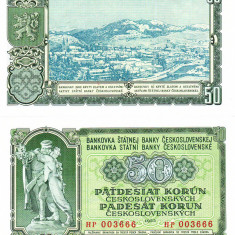 Cehoslovacia 50 Korun 1953 P-85b UNC