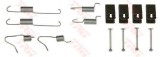 Set accesorii, saboti frana parcare NISSAN QASHQAI / QASHQAI +2 (J10, JJ10) (2007 - 2013) TRW SFK422