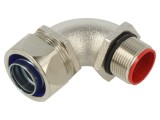Conectori unghi 90&deg; M25 alamă nichelată ANAMET EUROPE 812.925.1 Anaconda Sealtite