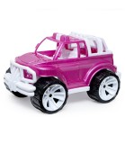 Masinuta Jeep Politie Mare 40 Cm 2 Culori Plastic +3 Ani