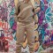 T583-8 Compleu casual din bluza pufoasa si pantaloni