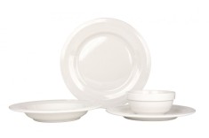 Bonna Set de vesela (Medium) - Halo - 24 bucăți - 6 persoane - Porţelan
