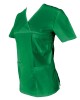 Halat Medical Pe Stil, Verde Conex cu Elastan, Model Classic - XL