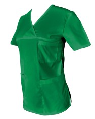 Halat Medical Pe Stil, Verde Conex cu Elastan, Model Classic - XS foto