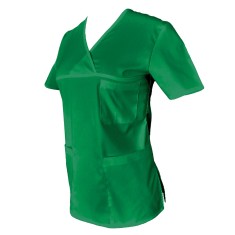 Halat Medical Pe Stil, Verde Conex cu Elastan, Model Classic - XS