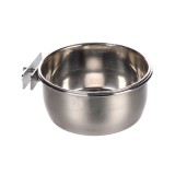 HRANITOARE FLAMINGO PENTRU COLIVII DIN INOX CU SUPORT M 12CM 580ML