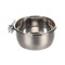 HRANITOARE FLAMINGO PENTRU COLIVII DIN INOX CU SUPORT M 12CM 580ML