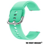 Curea din silicon compatibila cu Huawei Watch GT 3 46mm, Telescoape QR, 22mm, Seafoam Green