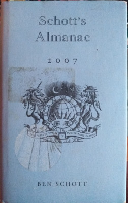 Schott&amp;#039;s Almanac 2007 foto