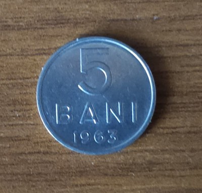 5 bani 1963, RPR / Rom&amp;acirc;nia foto