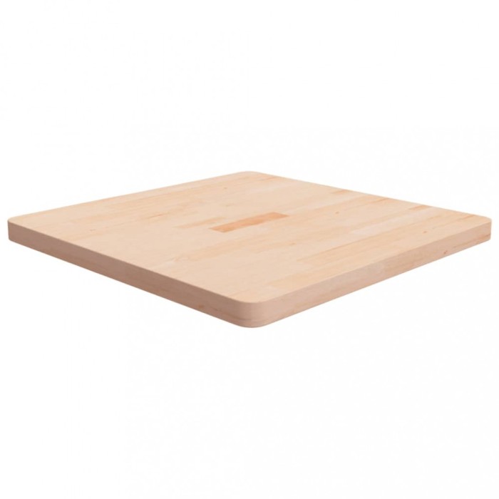 vidaXL Blat de masă pătrat, 70x70x4 cm, lemn masiv stejar netratat