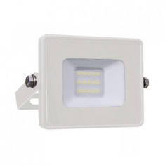 Reflector led smd 10w 6400k ip65 alb, cip samsung