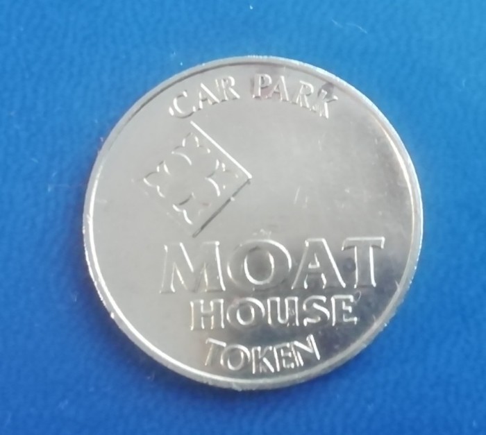 M3C1 31 - Jeton de colectie - CAR PARK/ MOAT HOUSE TOKEN - auriu