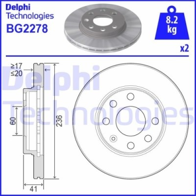 Delphi Disc frana foto