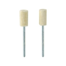 Set biax-uri cilindrice pentru lustruire, din pasla, Proxxon 28802