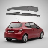 Cumpara ieftin Braț și Lamelă Ștergător Spate Peugeot 208 I CA CC (2012-2019) - 370mm, Mammooth RAW327