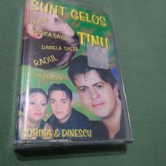 CASETA AUDIO TINU VERESEZAN -SUNT GELOS RARA!! ORIGINALA