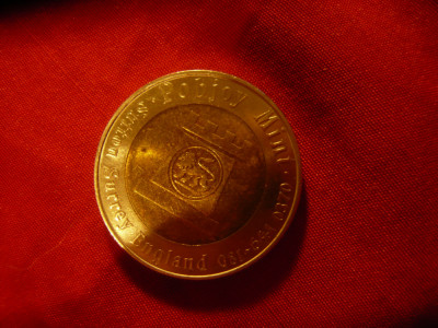 Jeton- Medalie - Marea Britanie- Export Sutton Surry , bimetal 1990 , d=2,5cm foto