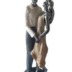 Statueta decorativa, Cuplu de Indragostiti, Multicolor, 21 cm, GXL010