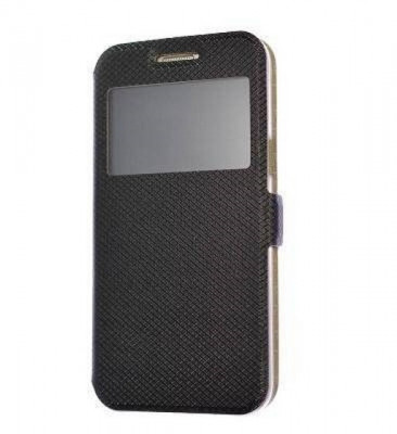 Husa portofel cu magnet lateral Nokia 1.3 neagra foto