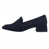 Pantofi damă, din piele naturală, Tamaris, 1-24309-42-805-42-10, bleumarin