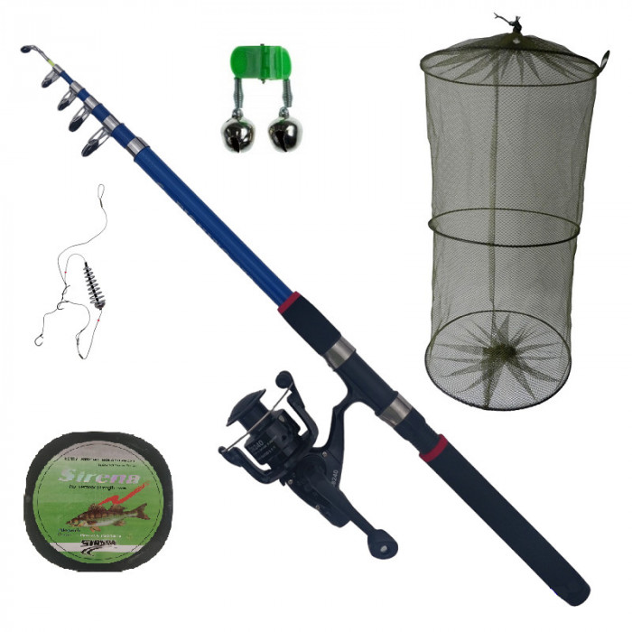 Set lanseta Fishing 3.6 m, mulineta CB 240 si accesorii