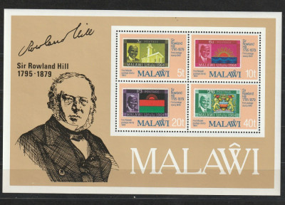 Parintele primelor timbre Rowland Hill ,Malawi. foto