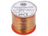 S&acirc;rmă emailată dublu 0,5mm 0,2kg Cu