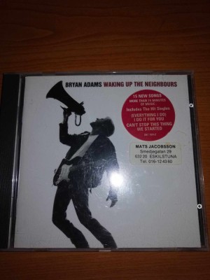 Bryan Adams Waking up the neighbours Cd audio 1991 A&amp;amp;M Germania EX foto