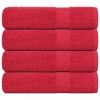 VidaXL Prosoape de m&acirc;nă 4 buc Roșu 50x100 cm 360 g/m&sup2; 100% bumbac 136927