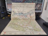 Călărași, Silistra, Chirnogi, Ciulnița, Jegălia, Ostrov, Bazargic, Cuzgun/Ion Corvin, hartă color, scara 1:300.000, M.D. Moldoveanu, c. 1928