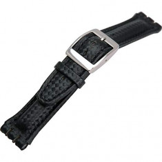 Curea de ceas neagra Morellato - Swatch 20mm A01U1840840824MO20 foto