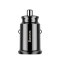 Baseus Grain Grain &icirc;ncărcător USB dublu pentru brichetă 3.1A negru (CCALL-ML01)