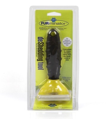Dispozitiv pentru curatarea blanii animalelor de companie, Furminator medium foto