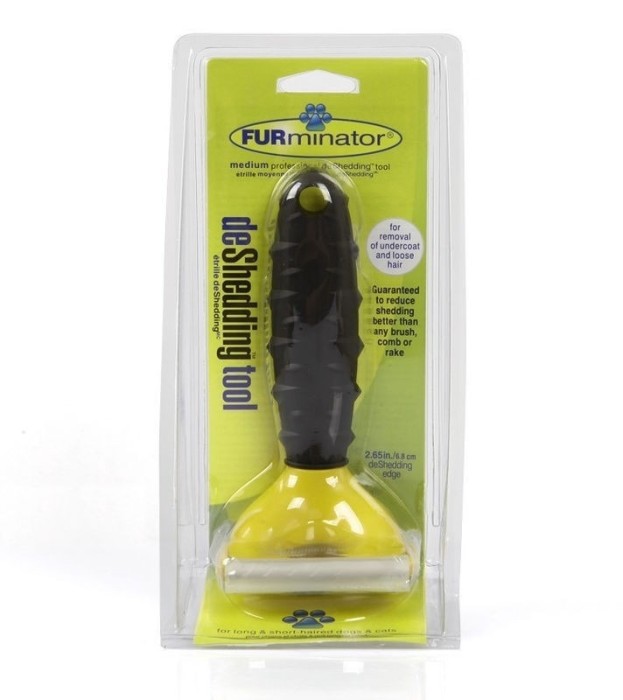 Dispozitiv pentru curatarea blanii animalelor de companie, Furminator medium