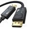 Cablu DisplayPort 8K KabelDirekt, 1m, DP 1.4, negru - RESIGILAT