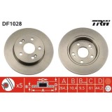 Set disc frana Renault Safrane I (B54) 04.92-10.97, Scenic I Mpv (Ja0/1 Fa0) 08.99-07.10, Spate, 265X10,5mm, plin, TRW