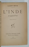 L &#039;INDE D &#039;AUJOURD &#039; HUI par ALBERT METIN , ETUDE SOCIALE , 1903