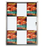 Avizier magnetic Premium cu rama aluminiu 9*A4 (9 documente A4), 95x68 cm, Premium (7 ani garantie)