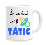 Cana alba personalizata &quot;In curand voi fi tatic&quot;, INOVATIX&reg;. 330ml, Oem