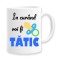 Cana alba personalizata &quot;In curand voi fi tatic&quot;, INOVATIX&reg;. 330ml