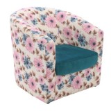 FOTOLIU TUDOR - BICOLOR - STOFA - Stofa G-verde pastel G20
