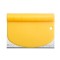 Taietor aluat 15 x 10.5 cm eMazing, 2 in 1, lama otel inoxidabil, maner din ABS, gradat, paleta plastic, galben