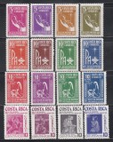 Costa Rica 1970,1971,1972,1974 - Timbre taxe poștale, 4 Serii, MNH