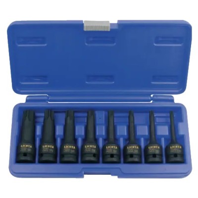 Schlagschrauber Steckschl&amp;uuml;ssel Set, Torx Nuss Set, 1/2 Zoll, T30-T80 foto