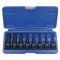 Schlagschrauber Steckschl&uuml;ssel Set, Torx Nuss Set, 1/2 Zoll, T30-T80