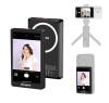 Monitor magnetic, KingMa VL-PH02 MAX, pentru selfie-uri si vlogging, ecran 3.97&quot;, compatibil iPhone, Samsung, Huawei, rezolutie 4K 30fps, negru